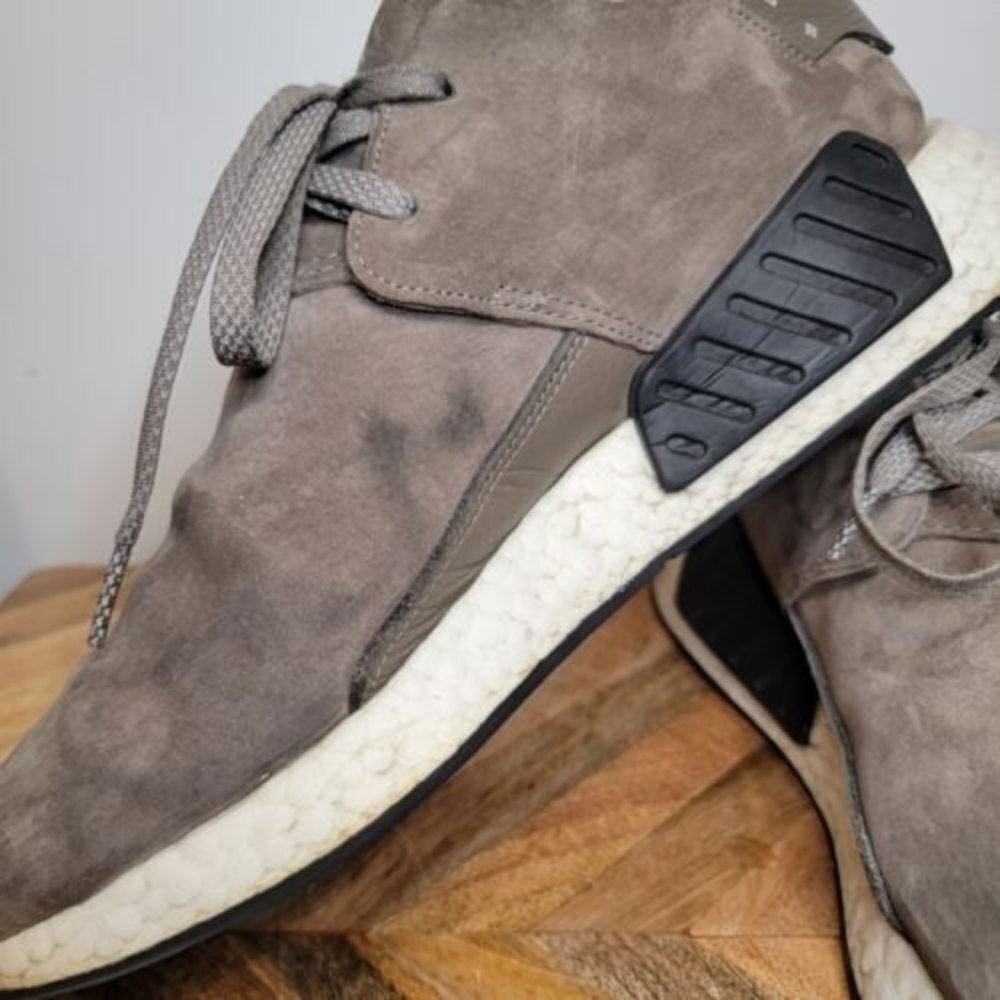 Mens ADIDAS Originals NMD C2 Taupe Brown Casual Sneakers BY9913 Size 12 Shoes - Picture 7 of 11
